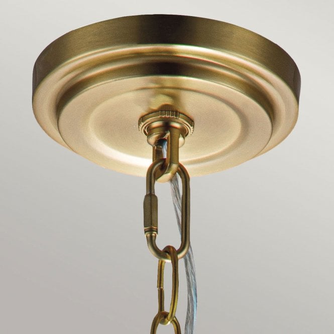 Tabby 1 Light Mini Pendant Burnished Brass