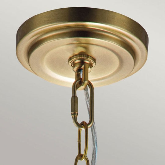 Tabby 1 Light Mini Pendant Burnished Brass