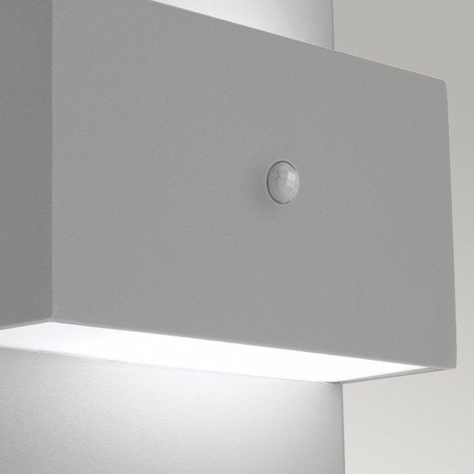 Geneve 1 Light Wall Light with PIR Aluminium