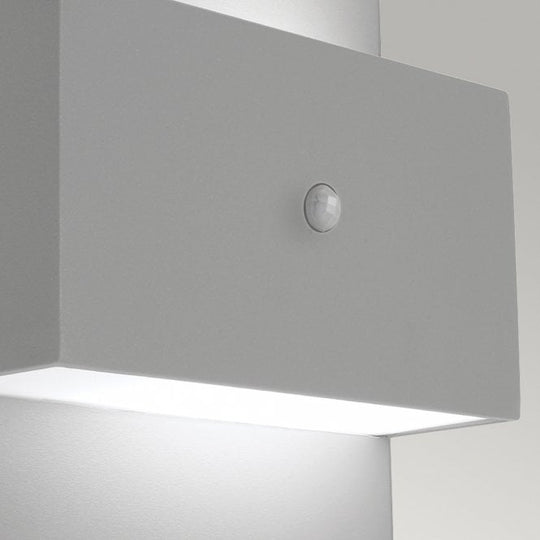 Geneve 1 Light Wall Light with PIR Aluminium