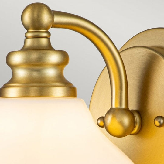 Ainsley 1 Light Wall Light Brushed Brass