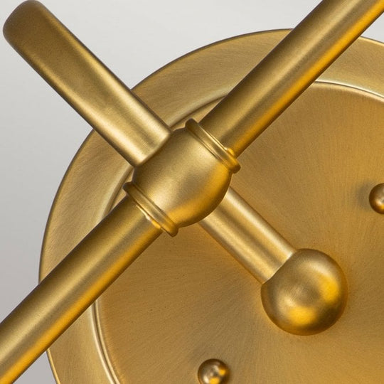 Ainsley 2 Light Wall Light Brushed Brass