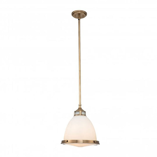 Amelia 1 Light Medium Pendant Heritage Brass