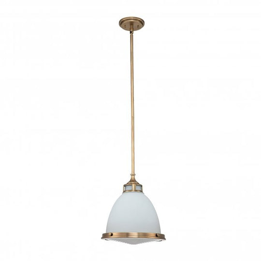 Amelia 1 Light Medium Pendant Heritage Brass