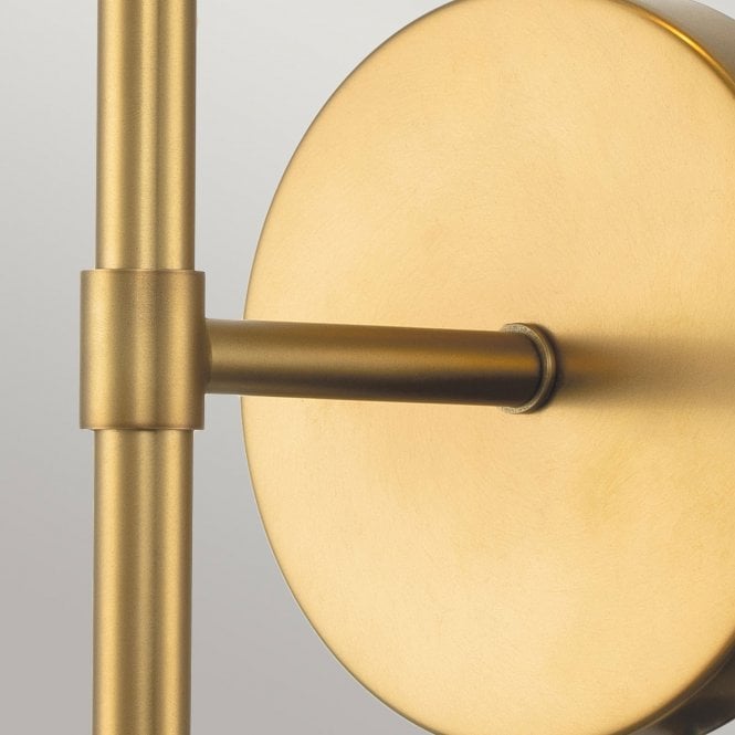 Hollis 1 Light Wall Light Heritage Brass