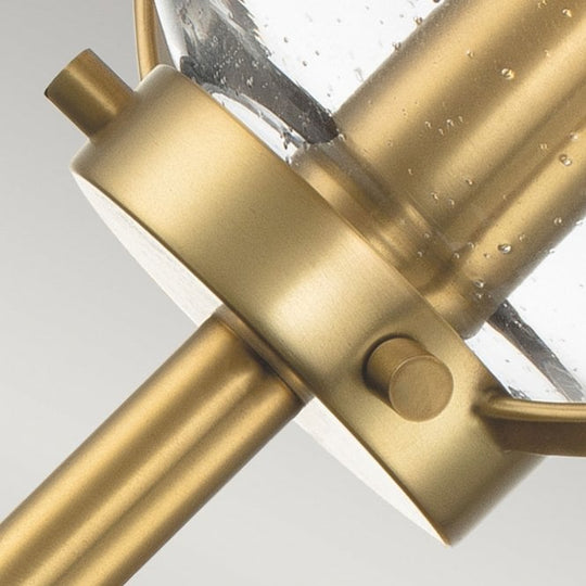 Hollis 1 Light Wall Light Heritage Brass