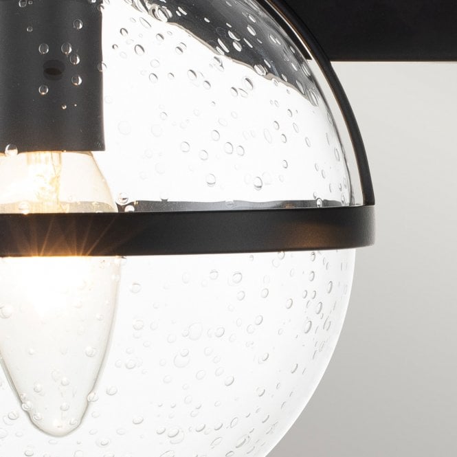 Hollis 2 Light Wall Light Black