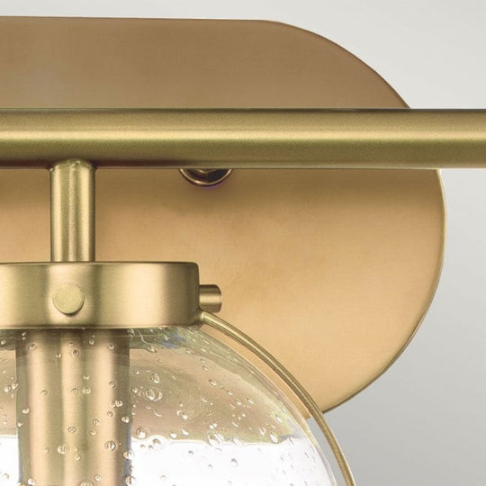 Hollis 3 Light Wall Light Heritage Brass