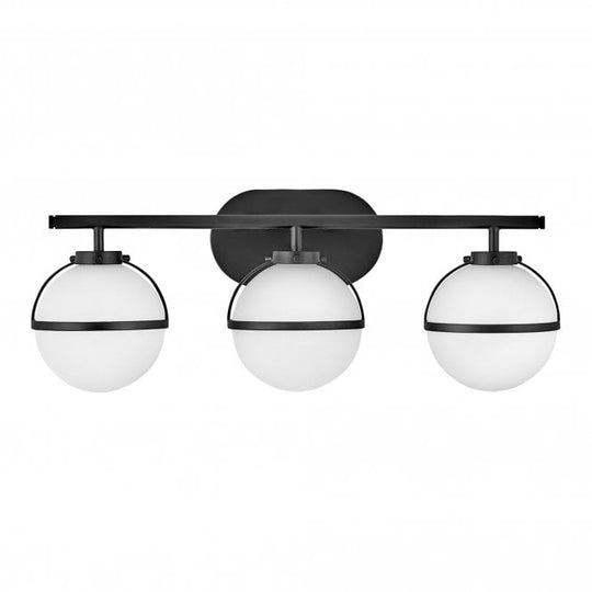 Hollis 3 Light Wall Light Black