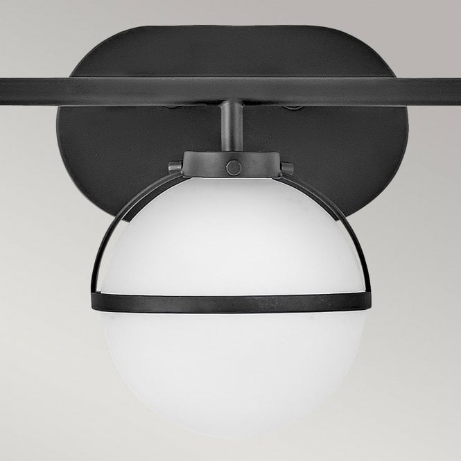 Hollis 3 Light Wall Light Black