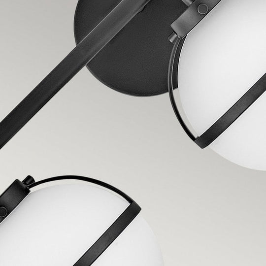 Hollis 3 Light Wall Light Black