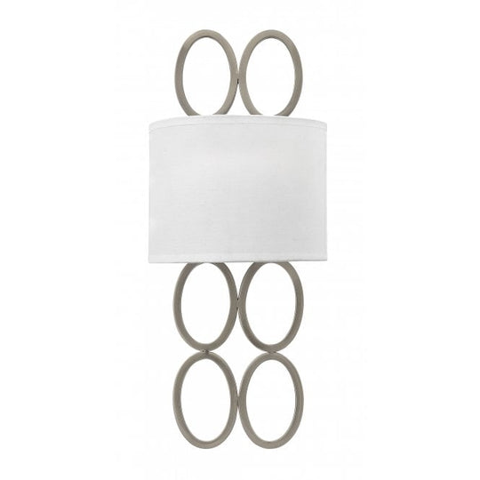 Jules 2 Light Wall Light Brushed Nickel