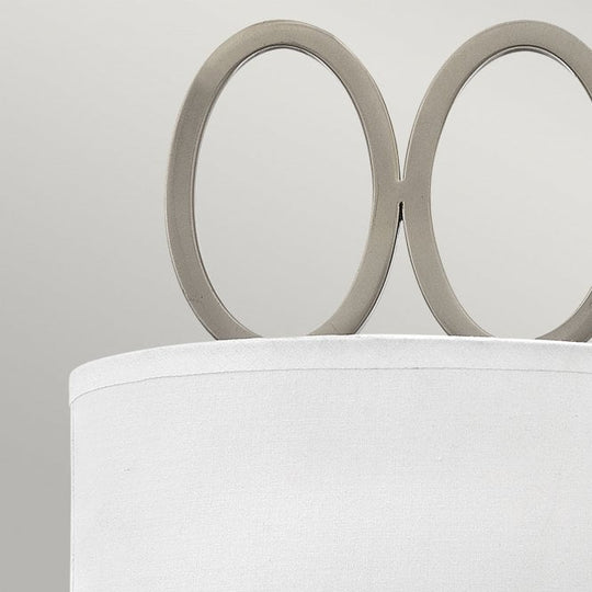 Jules 2 Light Wall Light Brushed Nickel