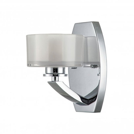 Meridian 1 Light Wall Light Polished Chrome