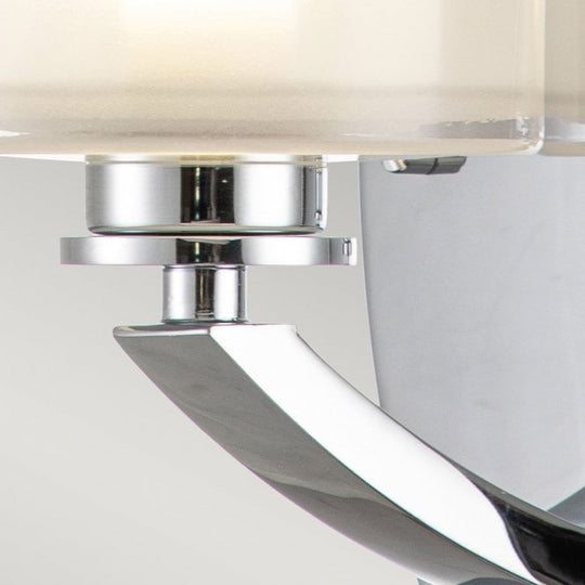 Meridian 1 Light Wall Light Polished Chrome