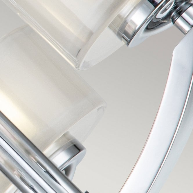 Meridian 3 Light Semi-flush Mount Polished Chrome
