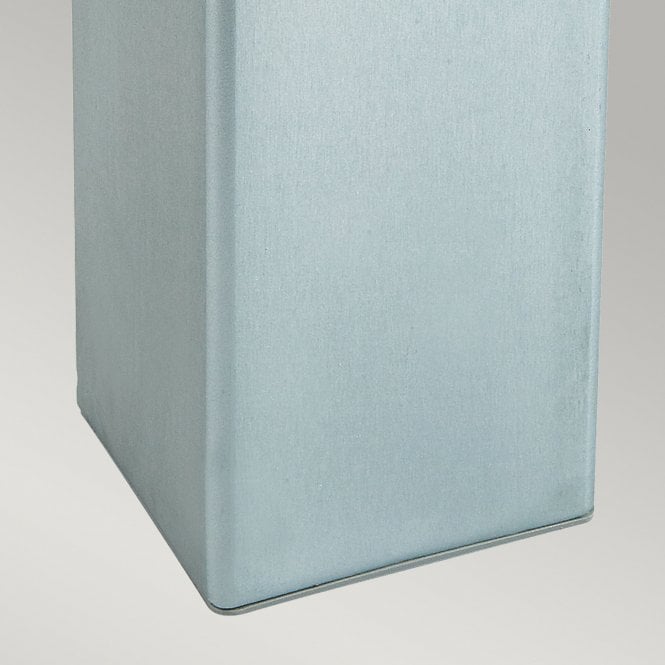 Halmstad Medium Bollard Natural Wood & Galvanized