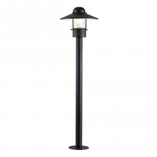 Klampenborg 1 Light Bollard - Black