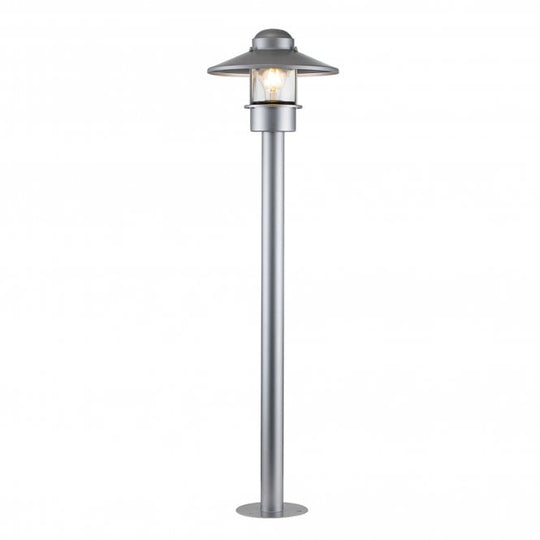 Klampenborg 1 Light Bollard - Silver