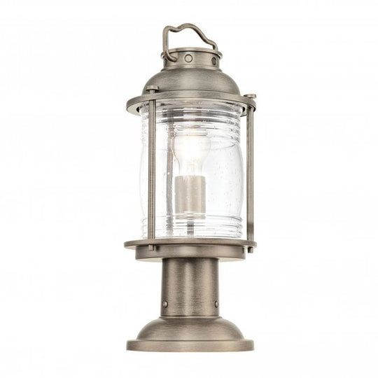Ashland Bay 1 Light Medium Pedestal Lantern Burnished Bronze
