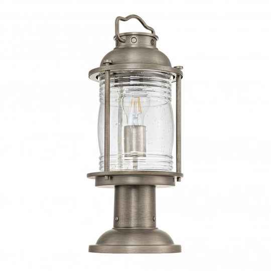 Ashland Bay 1 Light Medium Pedestal Lantern Burnished Bronze