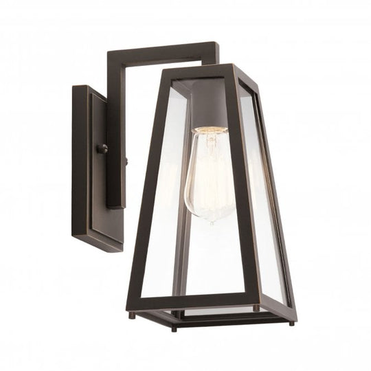 Delison 1 Light Wall Lantern - Small Rubbed Bronze