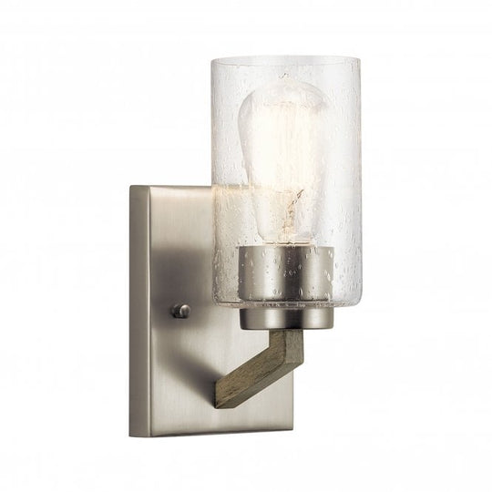 Deryn 1 Light Wall Light Distressed Antique Grey