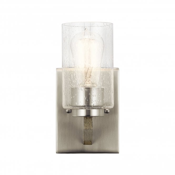 Deryn 1 Light Wall Light Distressed Antique Grey
