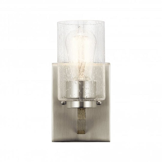 Deryn 1 Light Wall Light Distressed Antique Grey