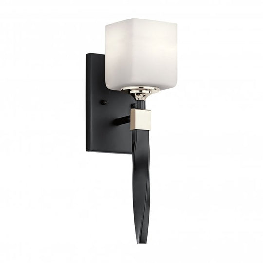 Marette 1 Light Wall Light Black