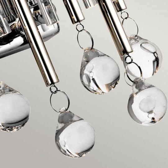 Piper 2 Light Wall Light Polished Chrome