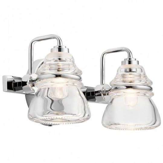 Talland 2 Light Wall Light Polished Chrome