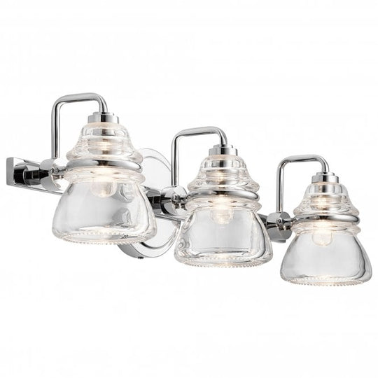 Talland 3 Light Wall Light Polished Chrome