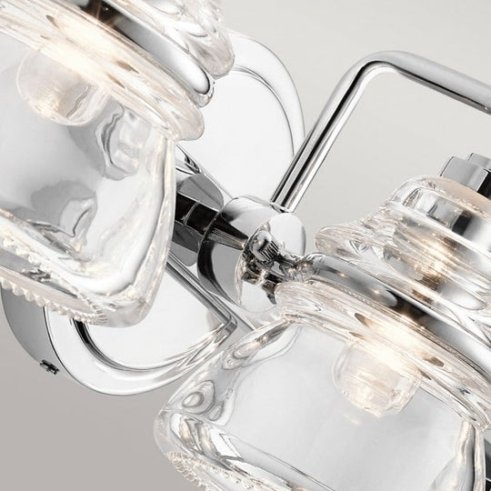 Talland 3 Light Wall Light Polished Chrome