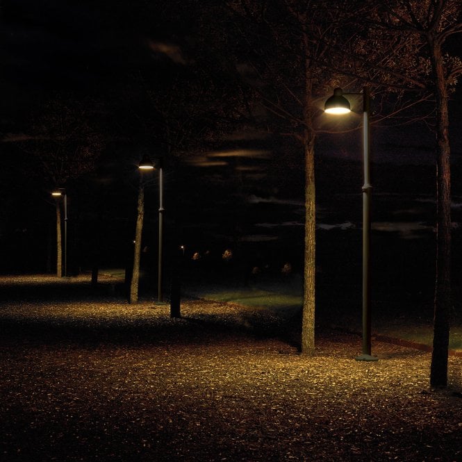 Koster 1 Light Lamp Post       Graphite