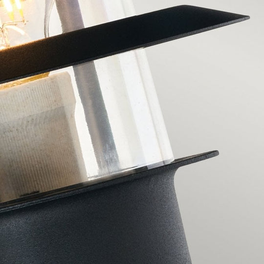 Larvik 1 Light Wall Light Black