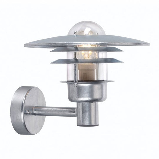 Larvik 1 Light Wall Light Galvanized
