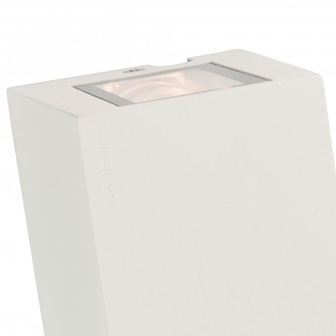 Lillehammer 2 Light Up/Down Wall Light White