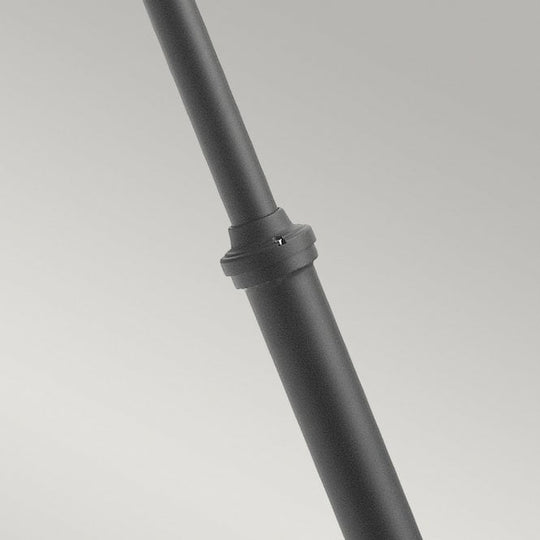 Lund 1 Light Lamp Post Black