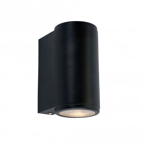 Mandal 2 Light Up/Down Wall Light Black
