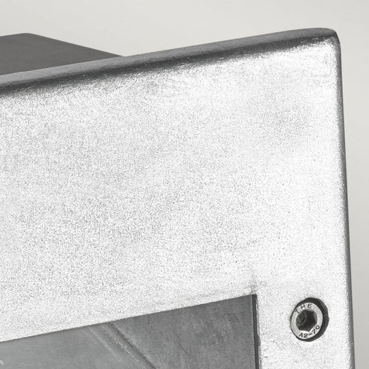 Namsos LED Recessed Wall Light Galvanized