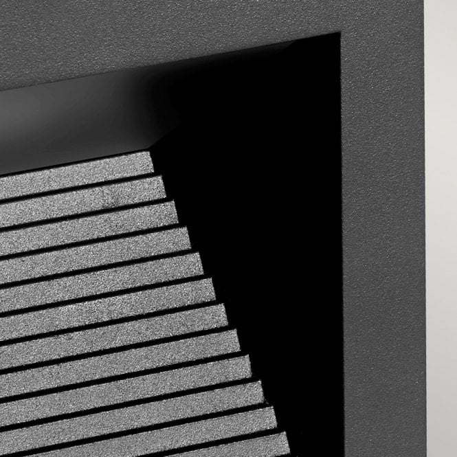 Namsos LED Recessed Wall Light Graphite