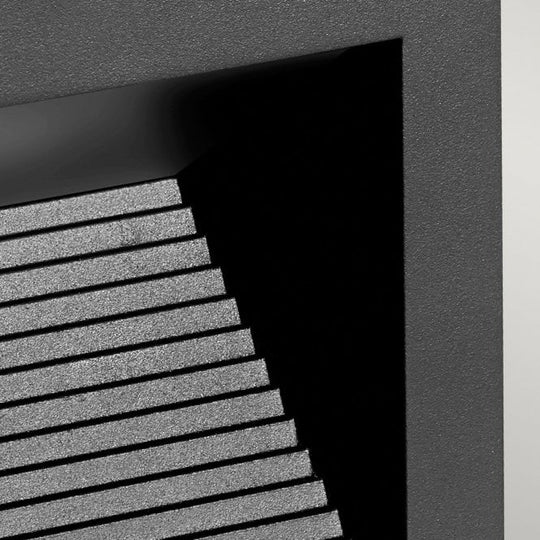 Namsos LED Recessed Wall Light Graphite