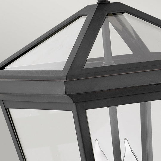 Alford Place 2 Light Medium Wall Lantern Museum Black