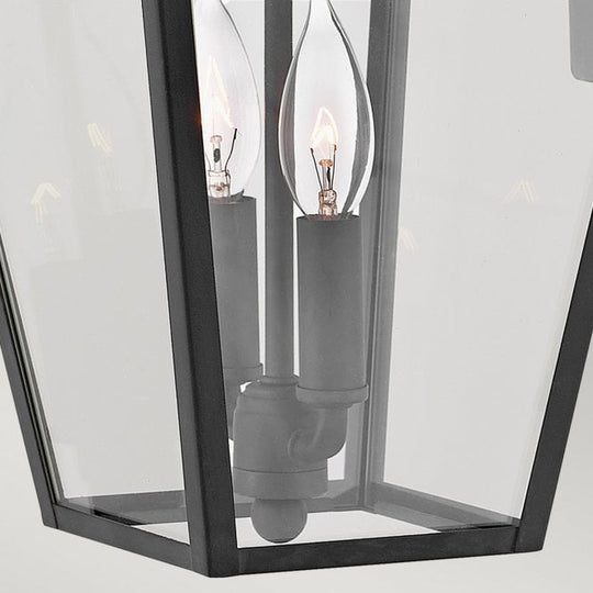 Alford Place 2 Light Medium Wall Lantern Museum Black