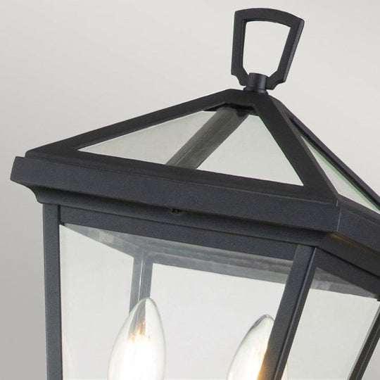 Alford Place 2 Light Pillar Lantern  Museum Black