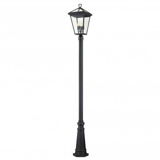 Alford Place 4 Light Lamp Post  Museum Black