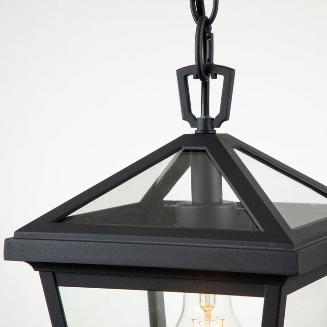 Alford Place 1 Light Small Chain Lantern Museum Black