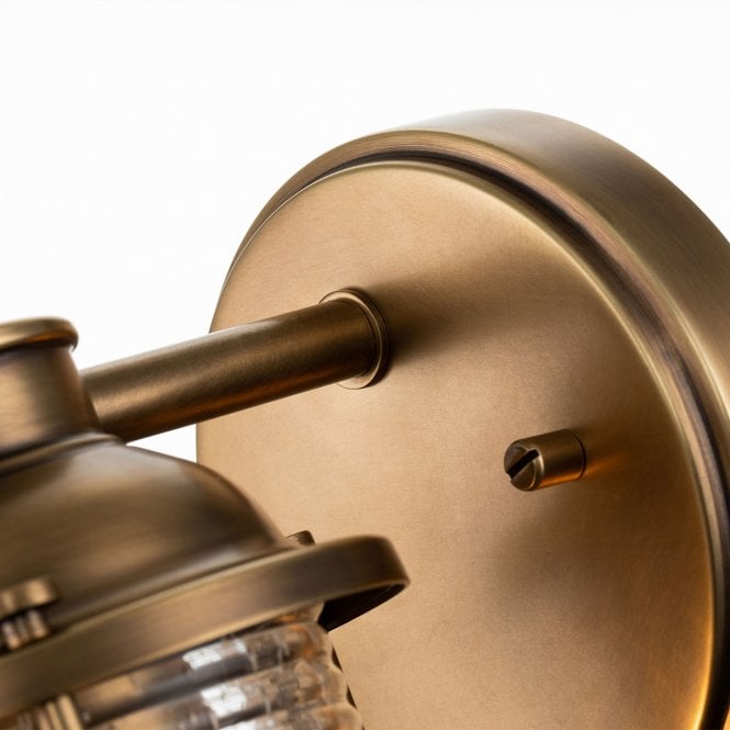 Ashland Bay 1 Light Wall Light  Natural Brass