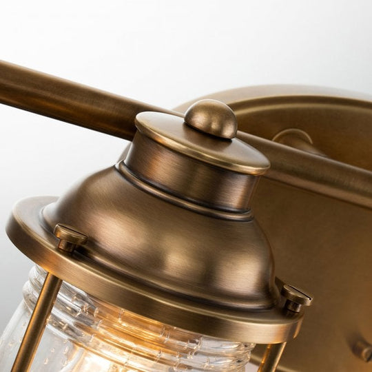 Ashland Bay 4 Light Wall Light  Natural Brass